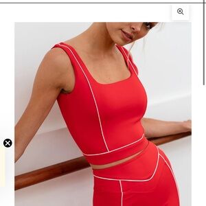 YLLW the label NWT sports bra and leggings!